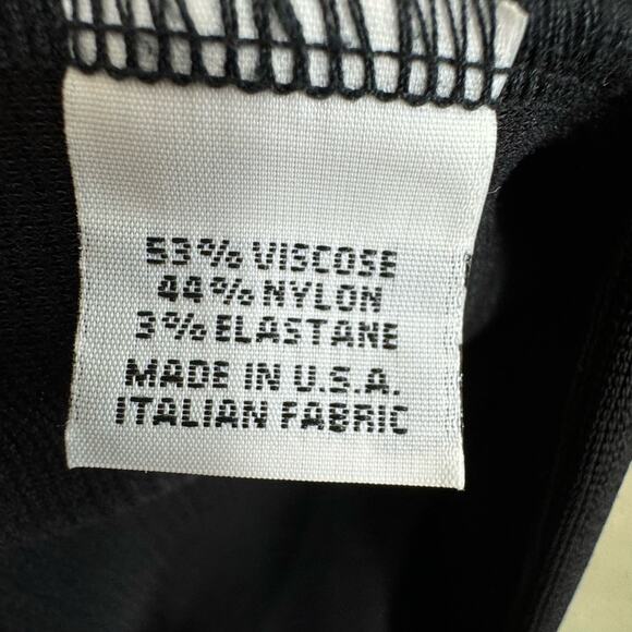 Brynn Walker Black Open Heavy Knit Waist Tie Duster Vest Made In USA Size S - Picture 6 of 7